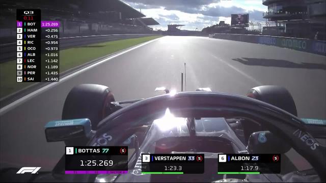 GP d'Allemagne (#11), Q3: Bottas (FIN) en pole devant Hamilton (GBR) et Verstappen (NED)