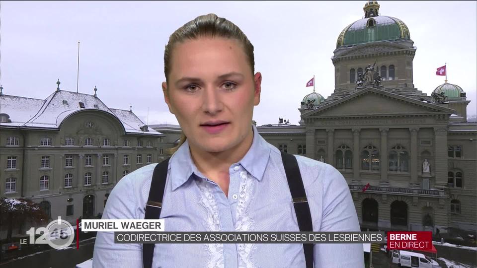 La satisfaction de Muriel Waeger (Pink Cross) après le oui des Etats au mariage pour toutes et tous