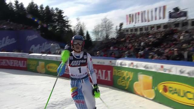 Zagreb (CRO), slalom dames 1re manche: Petra Vlhova (SVK)