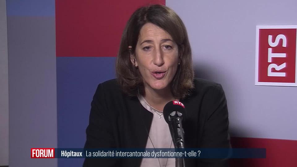 Solidarité hospitalière intercantonale: interview d'Anne-Geneviève Bütikofer