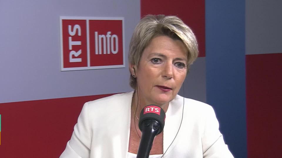 Lancement de la campagne contre l’initiative de l’UDC sur la limitation de l’immigration: interview de Karin Keller-Sutter