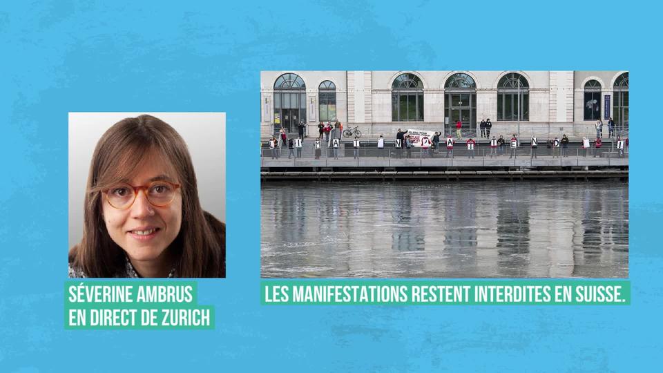 Le droit de manifester en ville de Zurich contesté par le canton