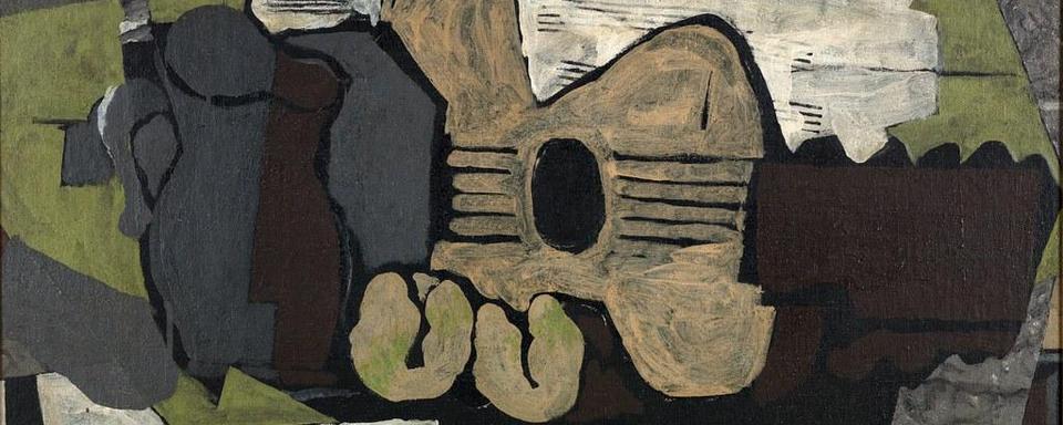 Guitare sur une cheminée - Braque [Flickr]