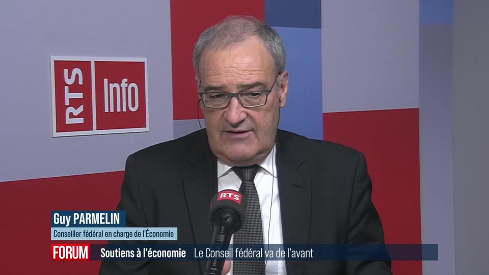 Le Conseil fédéral promet un milliard pour les entreprises au bord de la faillite : interview de Guy Parmelin