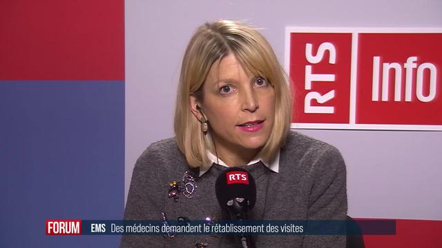 Les professionnels fribourgeois de la santé réclament un droit de visite dans les EMS (vidéo)