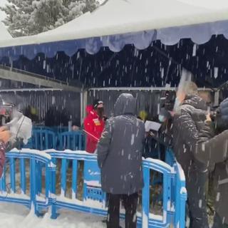 La neige menace les épreuves de St-Moritz