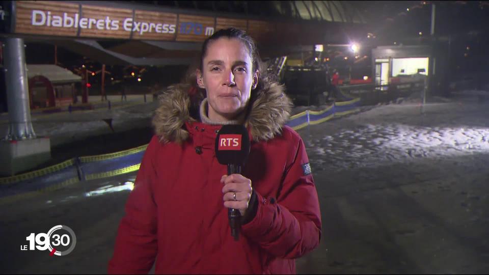 Marion Tinguely, en direct des Diablerets "Le danger d'avalanches est marqué dans le canton de Vaud et en Valais."