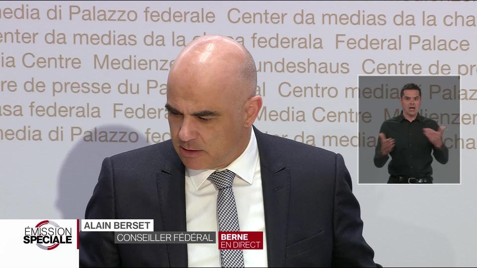 Conférence de presse du 27 mars 2020 - Alain Berset sur le Tessin et exception à l'ordonnance