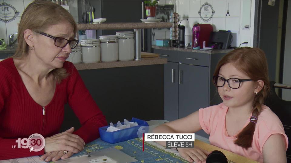 L'école à la maison, une véritable angoisse pour certains parents. Reportage en Valais.