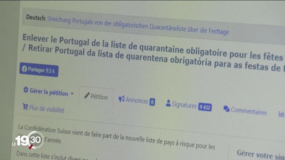 Pour les Portugais de Suisse, pas de fêtes de fin d'année au pays.