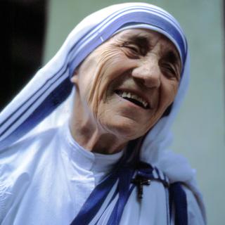 Mère Teresa (Rome 1985). [CC by SA 4.0 Wikimedia International - Manfredo Ferrari]