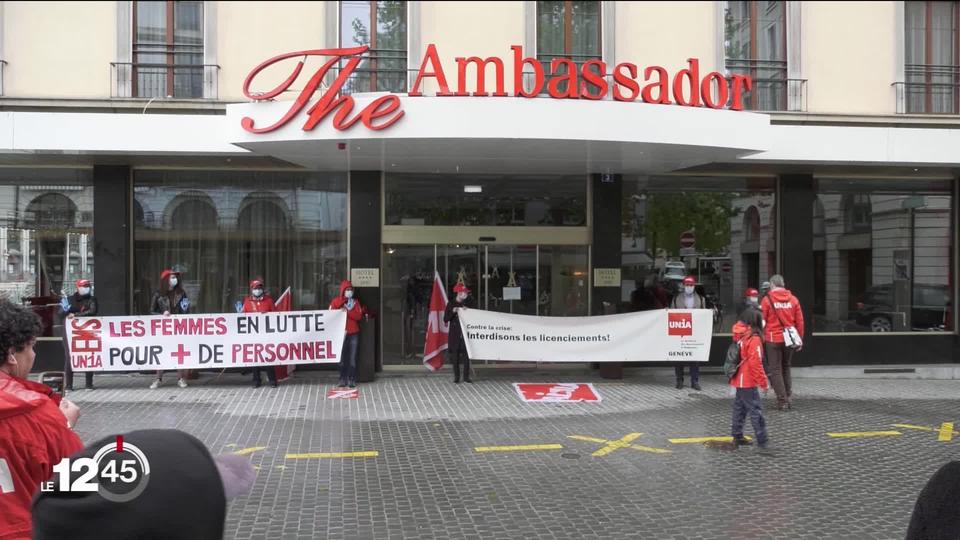 1er Mai à Genève: nettoyeuses, infirmières et livreurs ont fait entendre leurs revendications.