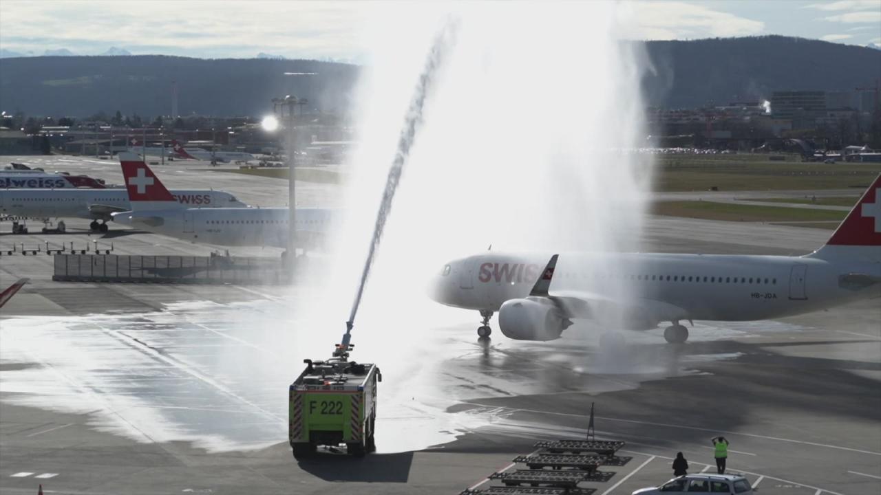 Swiss recoit sopn nouvel Airbus