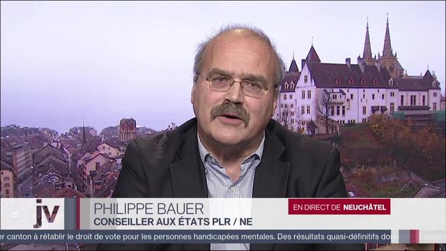 Réaction du conseiller aux États Phillipe Bauer (PLR-NE)