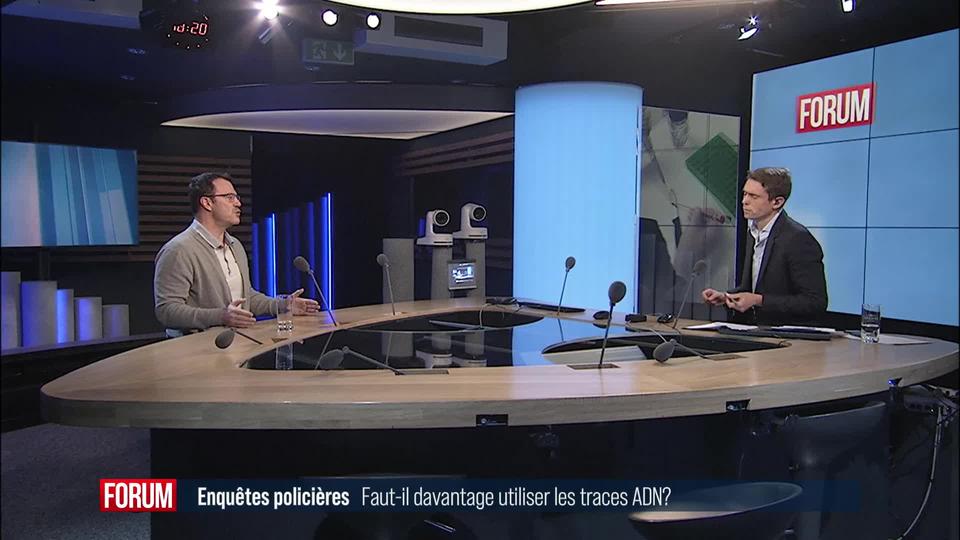 Faut-il utiliser davantage les traces ADN lors d'enquêtes policières? Interview Vincent Castella