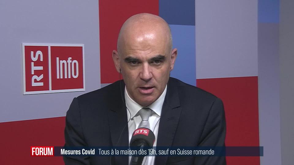 L’interview d’Alain Berset à la suite des nouvelles annonces du Conseil fédéral (vidéo)