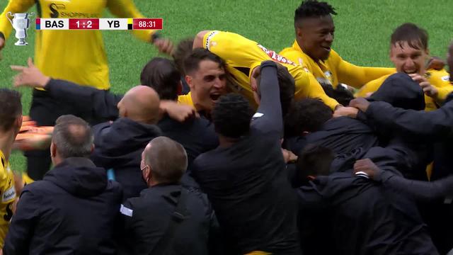 Finale, Bâle - Young Boys (1-2): YB remporte la coupe de Suisse 62 ans après son dernier sacre