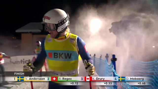 Arosa (SUI), Skicross messieurs: Viktor Andersson (SUE) s'impose devant Ryan Regez (SUI)