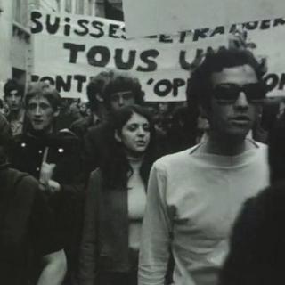 Manifestations étudiantes à Genève en 1968. [Continent sans Visa publié le 06 juin 1968 - RTS]