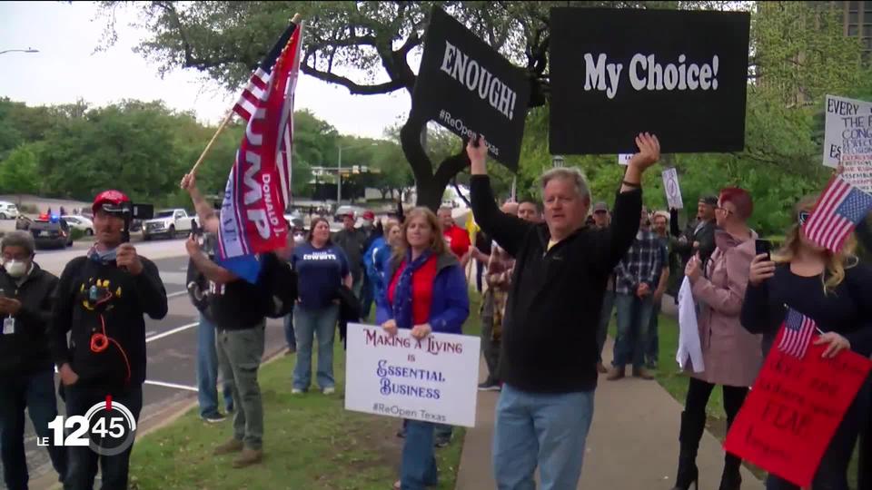 Des manifestations anti-confinement ont eu lieu ce week-end dans plusieurs villes aux Etats-Unis