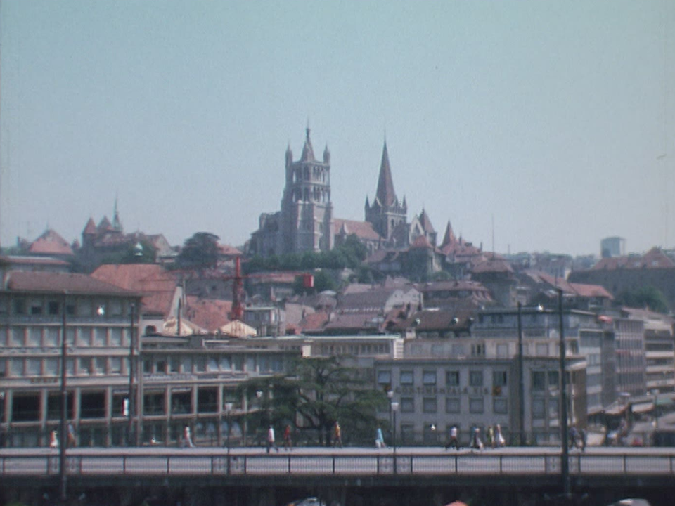 La cathédrale de Lausanne altérée