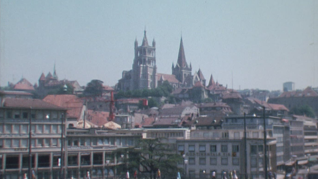 La cathédrale de Lausanne altérée