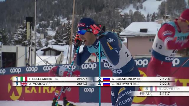 Davos (SUI), sprint messieurs: Pellegrino (ITA) facile vainqueur, Valerio Grond (SUI) bon 6e