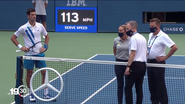 Novak Djokovic a été disqualifié de l'US Open après un geste d'humeur
