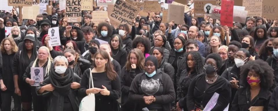 Les images de la manifestation à Lausanne