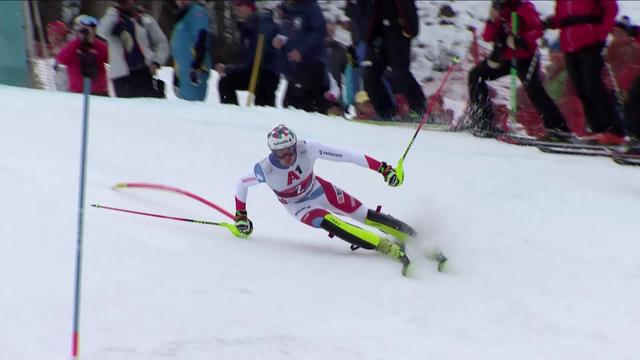 Kitzbühel (AUT), slalom messieurs, 2e manche: Daniel Yule (SUI)