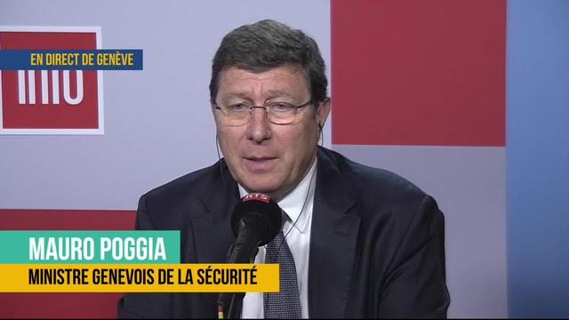 Manifestation de 10'000 personnes dans la rue à Genève contre le racisme: interview de Mauro Poggia