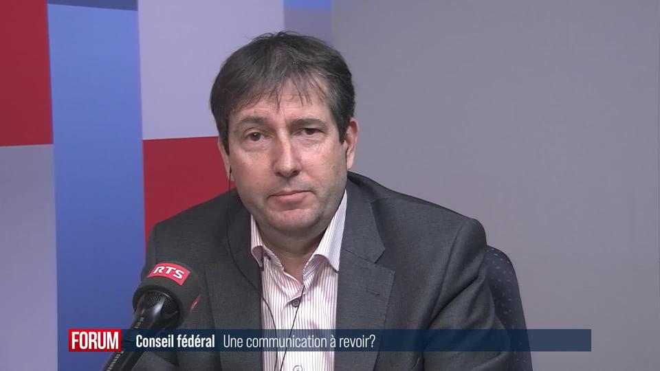 Le Conseil Fédéral devrait-il revoir sa communication? interview d'André Simonazzi