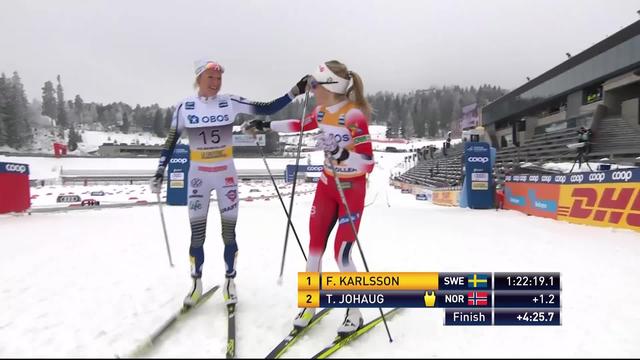 Oslo (NOR), 30 km dames: victoire surprise de Karlsson (SUE), Faehndrich (SUI) termine 10e