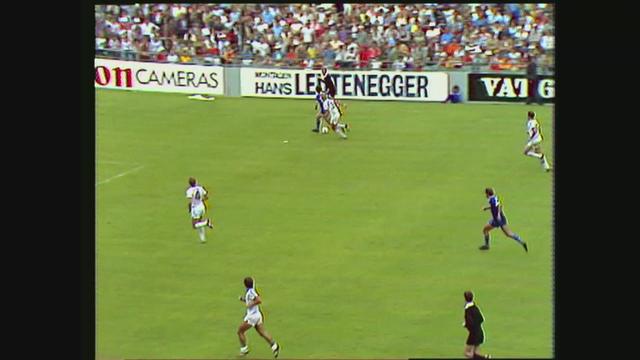Foot, Coupe de Suisse 1981: Lausanne-Zurich 4-3 ap