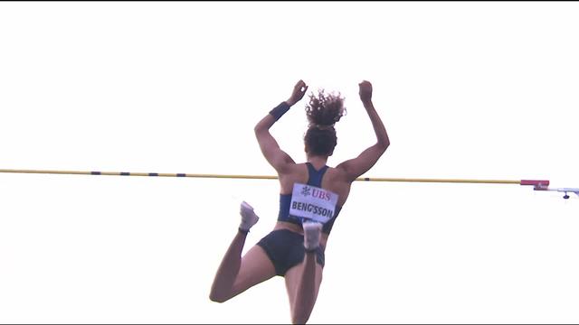 Athletissima, saut à la perche dames: la Suédoise Angelica Bengtsson (SUE) s'impose, Angelica Moser (SUI) 3e