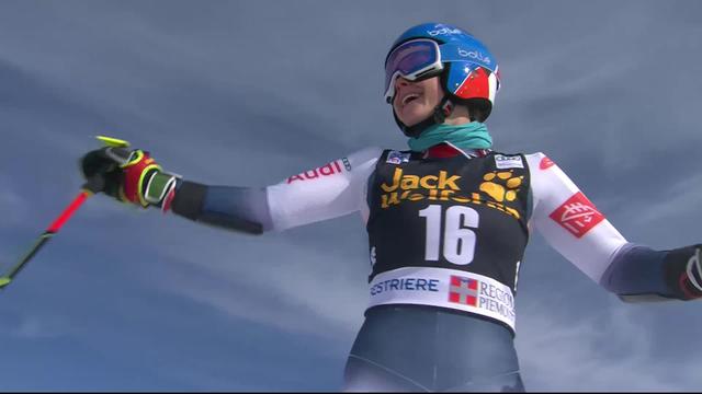 Sestrières (ITA), slalom parallèle dames, finale: victoire de Clara Direz (FRA)