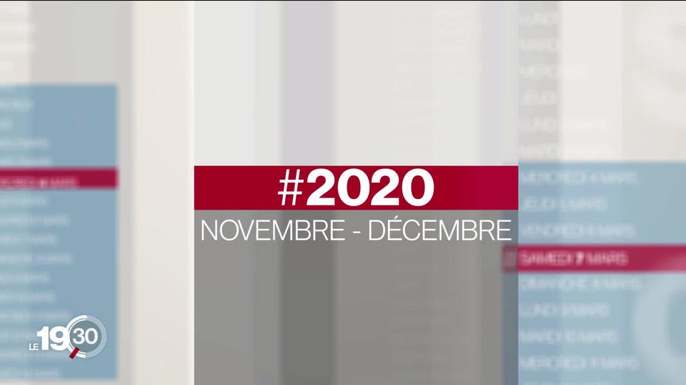 Dernier épisode de notre série rétrospective de l'année 2020. Retour sur novembre et décembre