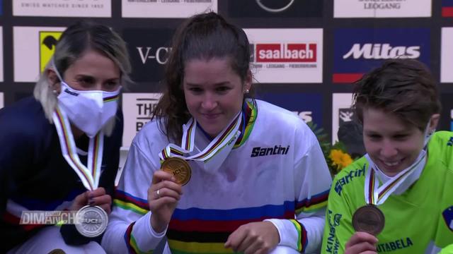 VTT, Leogang (AUT): Camille Balanche est devenue championne du monde de descente.