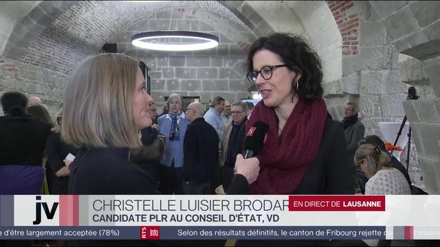 Vaud: le point sur l'élection complémentaire au Conseil d'Etat vaudois Avec Christelle Luisier-Brodard