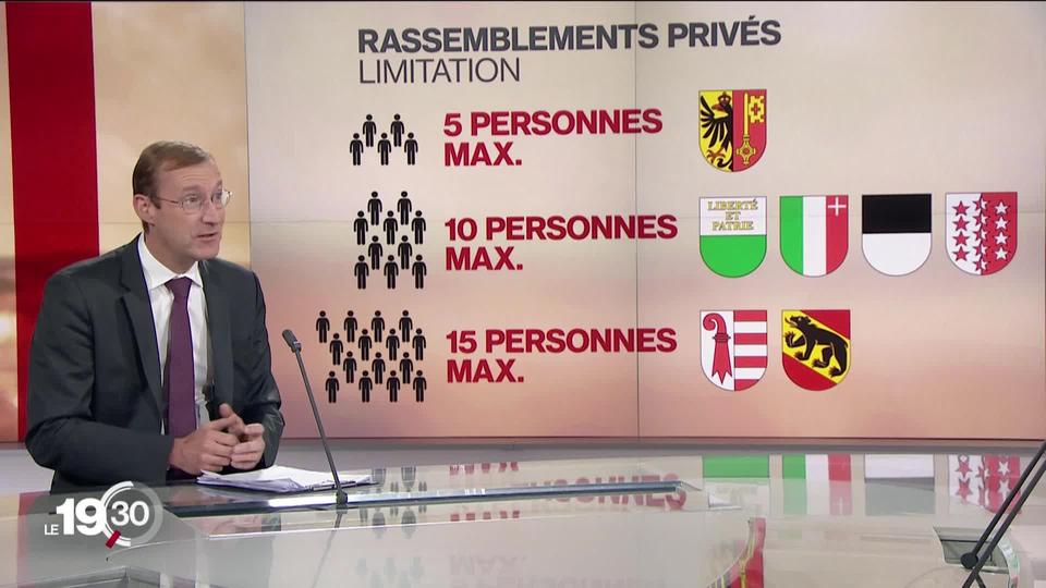 Pascal Jeannerat détaille les mesures prises par les cantons