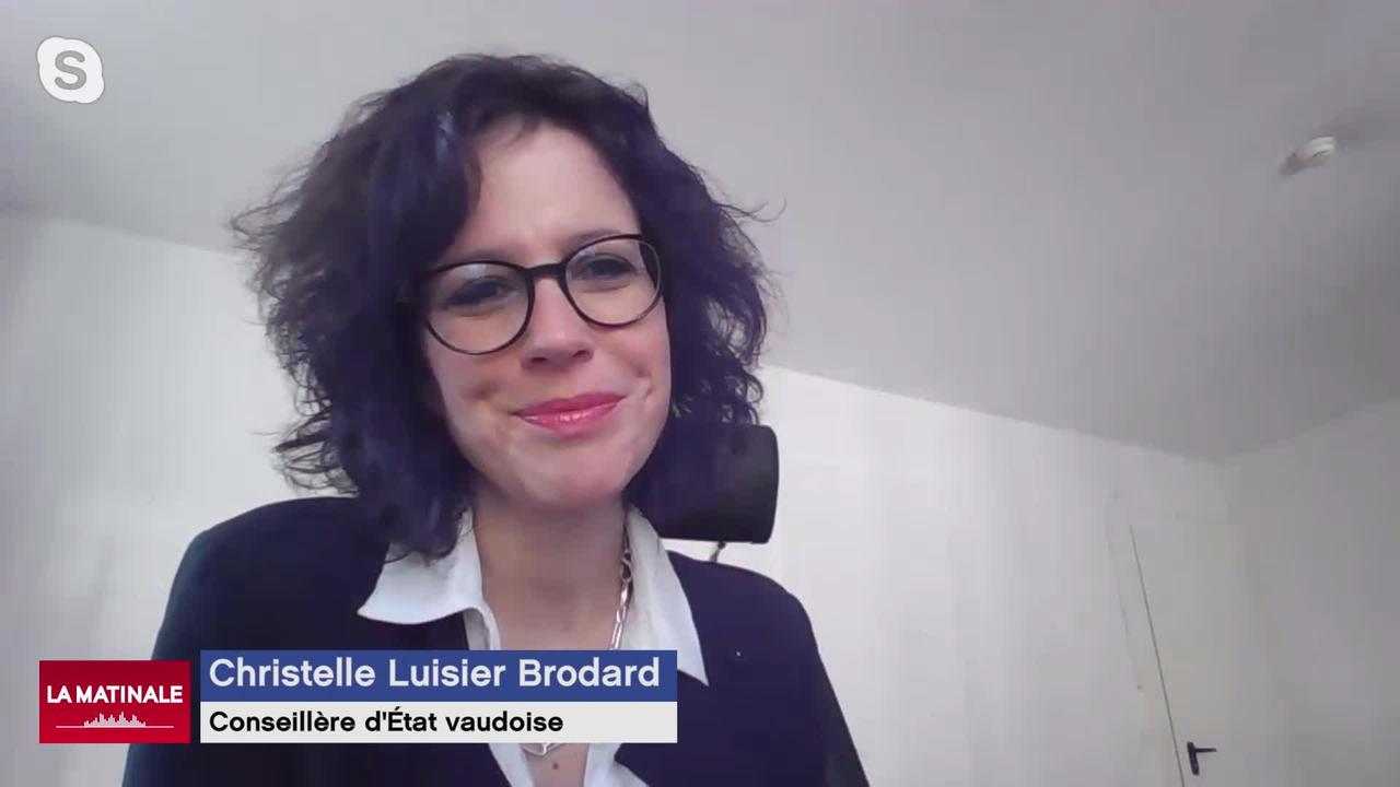 Christelle Luisier, conseillère d'Etat PLR vaudoise en charge des institutions et du territoire (vidéo)