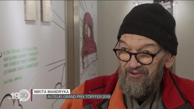 Le créateur du Concombre masqué et fondateur de "L'Écho des savanes", Nikita Mandryka a reçu le grand prix Töpffer.