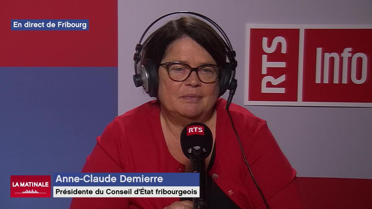L'invitée de La Matinale (vidéo) - Anne-Claude Demierre, présidente du Conseil d'Etat fribourgeois