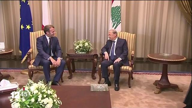 A Beyrouth, Emmanuel Macron plaide pour un nouveau pacte politique au Liban.