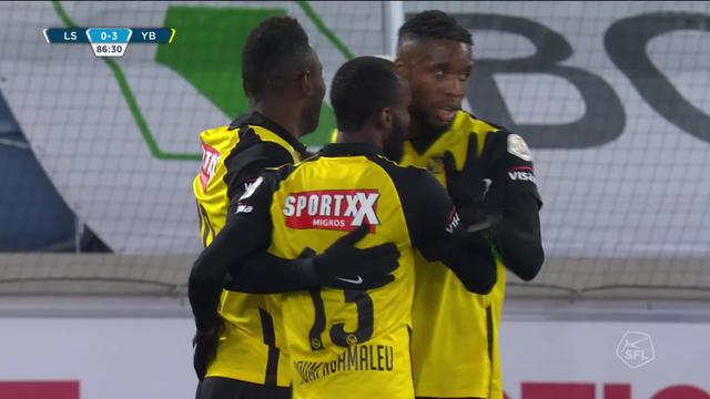 9e journée, Lausanne-Sport - Young Boys (0-3): les Vaudois commencent sur une défaite dans leur nouveau stade