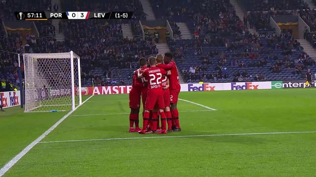 Europa League, 1-16 retour: Porto - Leverkusen (1-3)