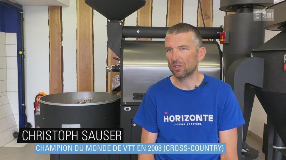 Christoph Sauser, du VTT au café