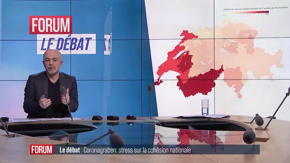 Le grand débat (vidéo) - Coronagraben: stress sur la cohésion nationale?