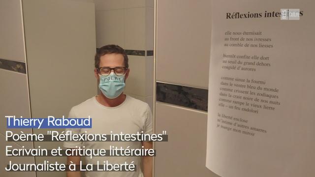 Liberté poétique: l'écrivain Thierry Raboud lit son poème "Libertés intestines"