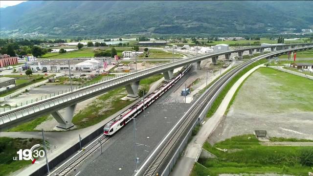 Les chantiers ferroviaires comme le tunnel du Ceneri au Tessin ont pris du retard.